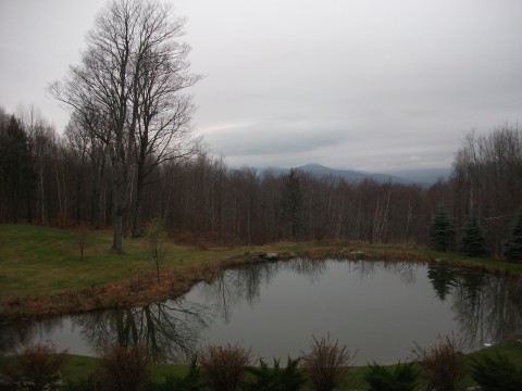 View from Susan and Jim Turnau's home in Stowe, Vermont